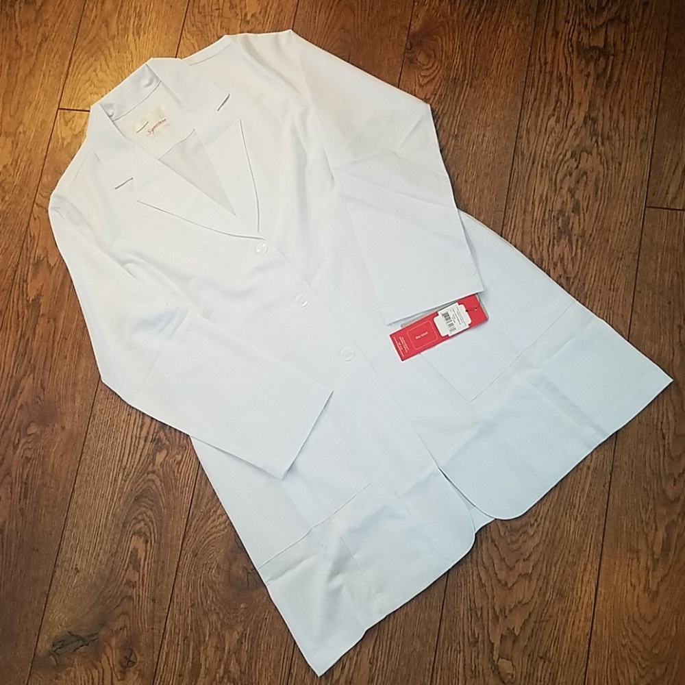 NWT Grey's Anatomy Women's 2 Pkt Lab Coat (Sz Med)